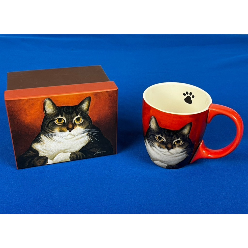 Piglett Smith Lowell Herrero 2009 Cat Mug 5001196 10 oz with box
